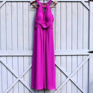 Alicepub Purple Halter Maxi Dress – Size 16 – Bridesmaid | Prom | Formal